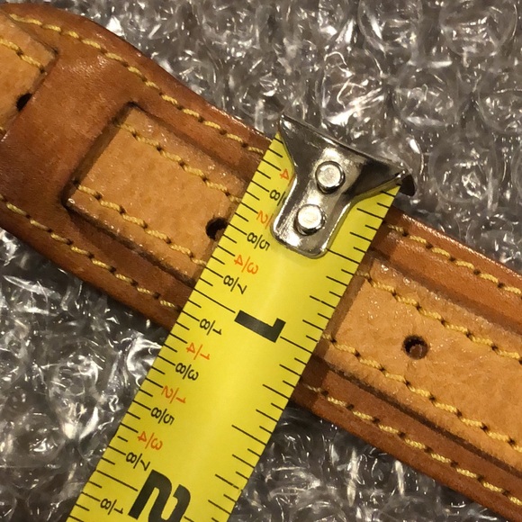 LOUIS VUITTON Replacement Vachetta Leather Shoulder Strap without LV Clasps - Picture 13 of 14